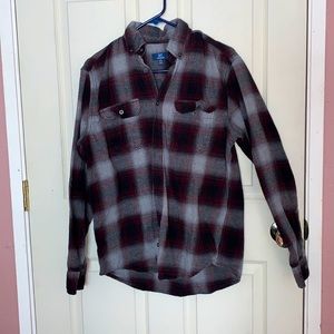 Red and Grey George Flannel